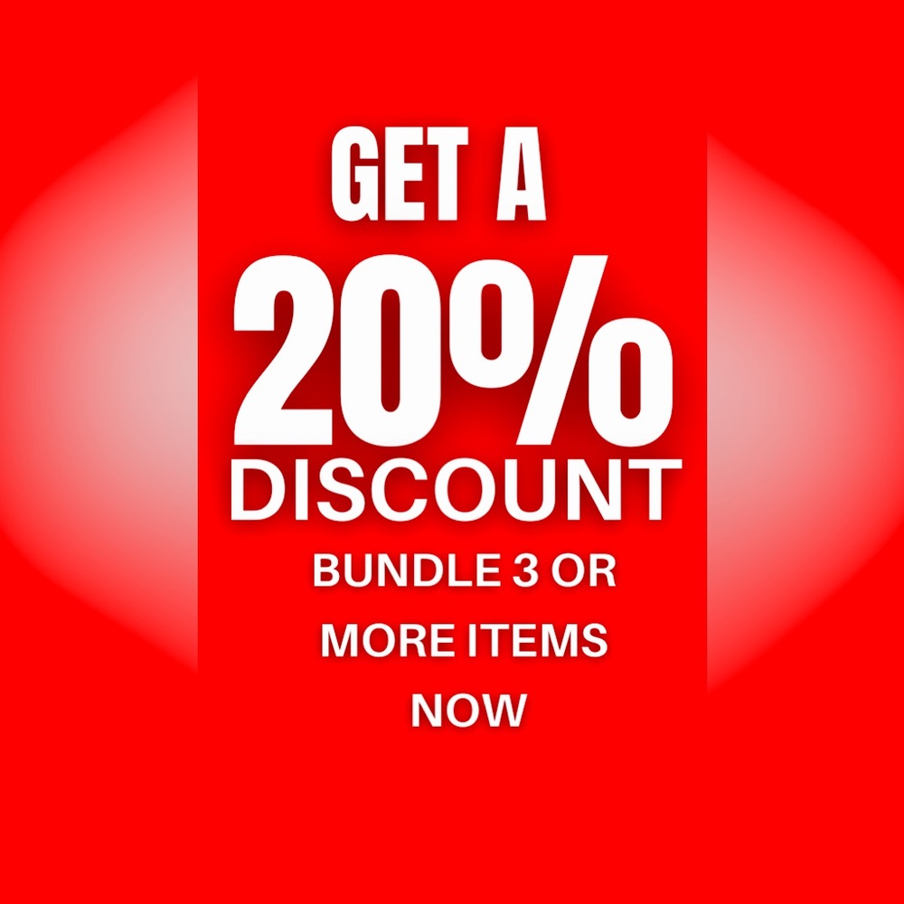 Bundle Items & Save 25% Off